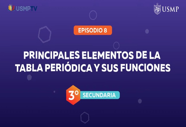 Capítulo N° 8 - Principales elementos de la Tabla Periódica y sus funciones